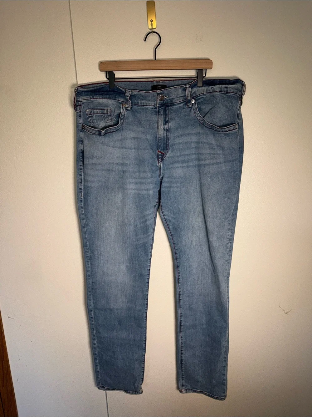 TRUE RELIGION Gene Slim Men’s Straight Leg Classic denim Jeans 44